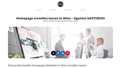 Agentur bitSTUDIOS – Homepage erstellen lassen in Wien
