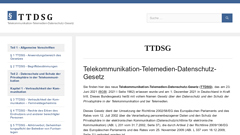 TTDSG-Gesetz