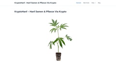 KryptoHanf – Hanf Samen & Pflanze Via Krypto