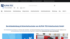 Alpha-Tex Arbeitsschutz, Arbeits- und Berufsbekleidung