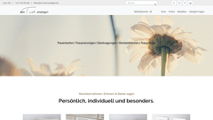 Traueranzeigen, Trauerkarten und Trauertexte persönlich, individuell