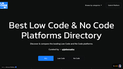 Détails : Low Code & No Code Platforms