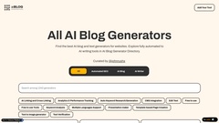 Détails : AI Blog Generators