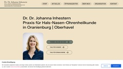 HNO Facharztpraxis Birkenwerder Hennigsdorf Oranienburg Oberhavel