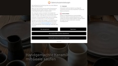 Handgemachte Keramik