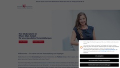 Détails : Moderatorin im Rhein - Main - Gebiet