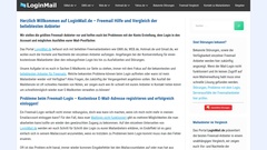 Détails : eMail Login und Anmeldung Support