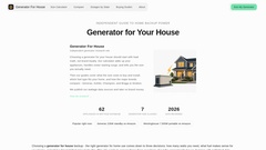 Détails : Generator for House