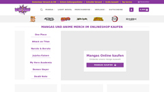 Online Shop für Mangas und Anime Merchandise
