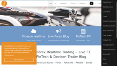 Détails : Forex Trading Portal Realtime - FX Börse Live Charts Trader