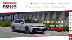 Détails : Auto Röhr - die Autohausgruppe für Volkswagen, Audi undŠkoda