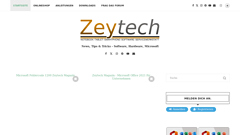 Détails : Magazin Zeytech News, Tipps & Tricks - Software, Hardware